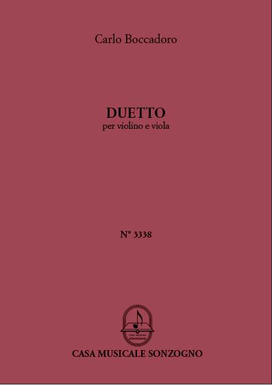 Duetto, per Violino e Viola